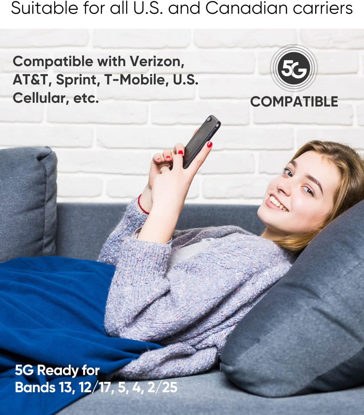 Cell Phone Signal Booster with Antenna Mounting Pole R10371