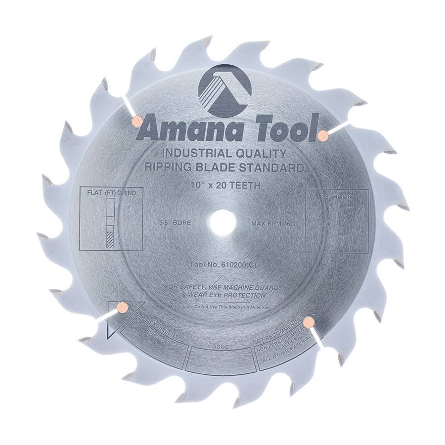 Carbide Tipped Ripping 10 inch 20T Saw Blade T82108