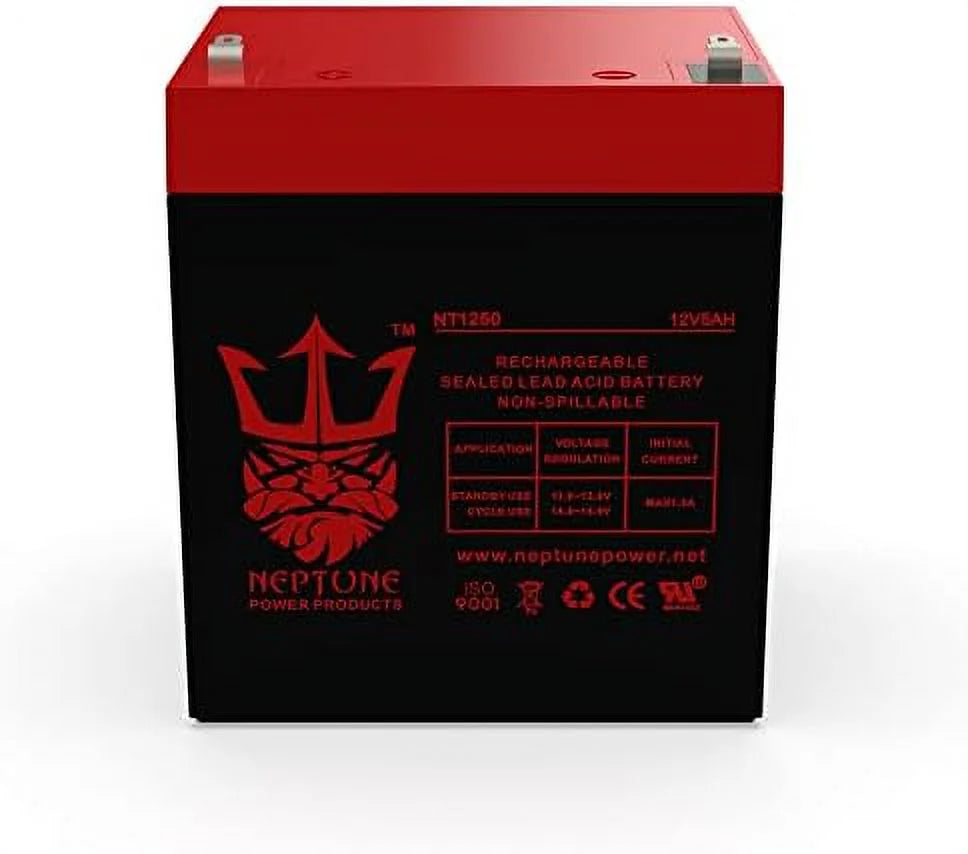 12V 5Ah Replacement Battery 2 Pack F418