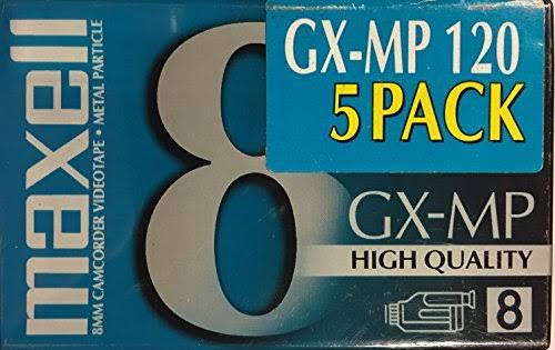8mm 120 Minute Camcorder Videotapes 5-Pack V4275