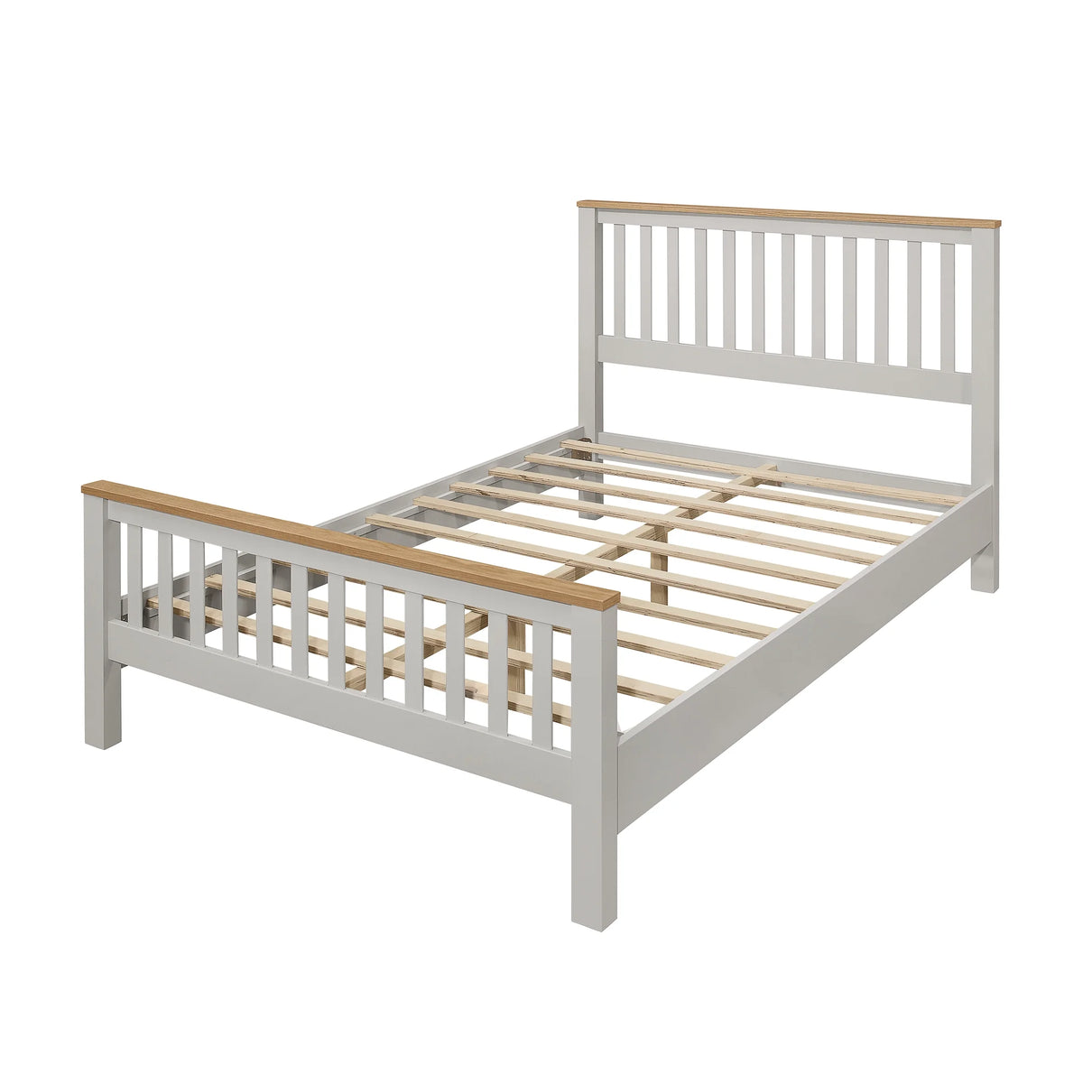 Full Size Solid Wood Platform Bed with Headboard W640703