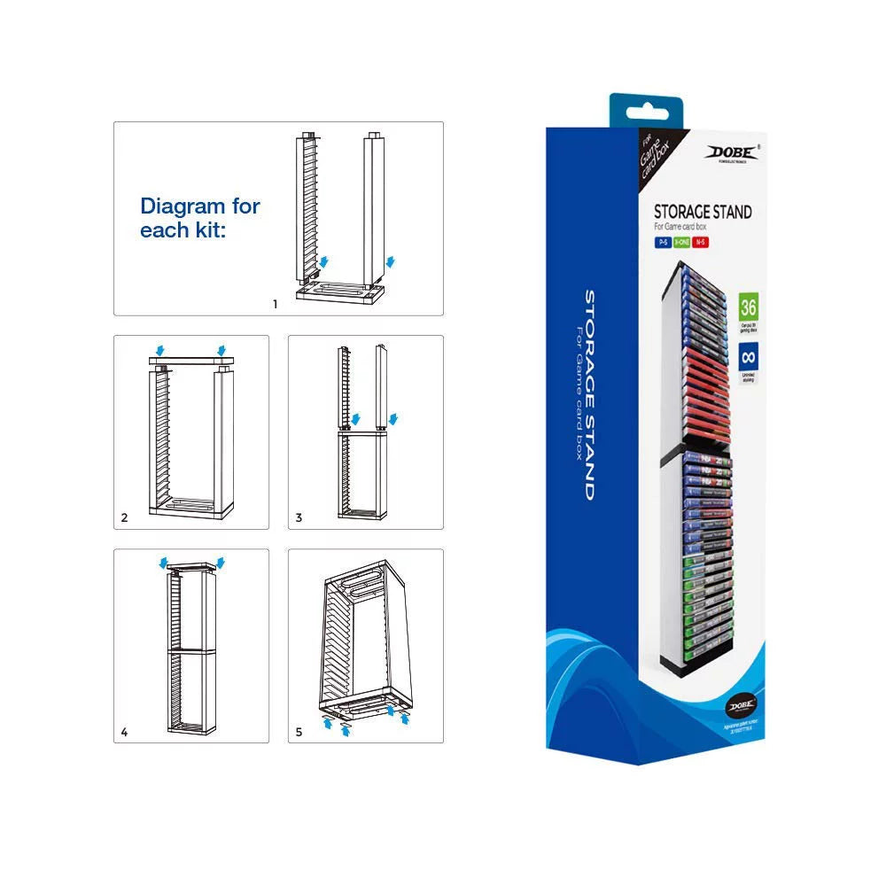Game Card Box Storage Stand 36 PCS G8837