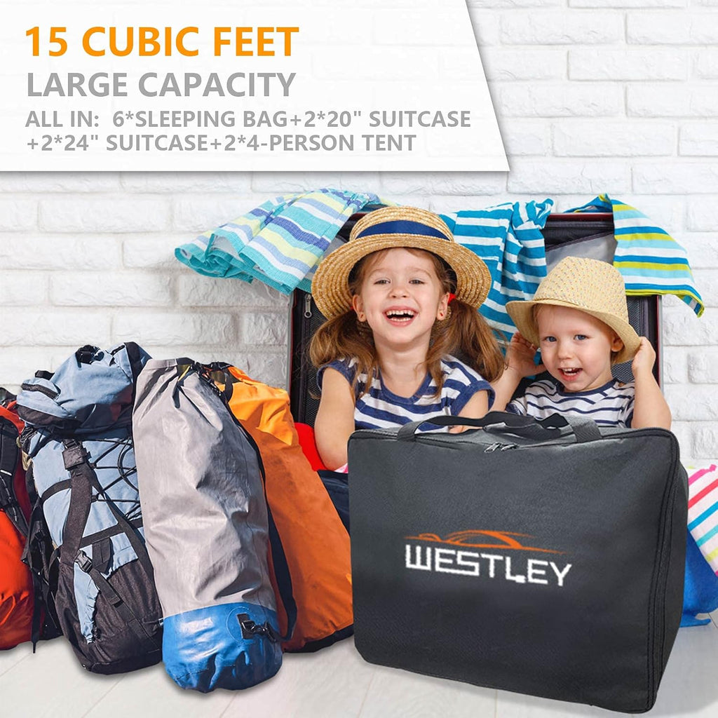 100% Waterproof 15 Cubic Feet Rooftop Cargo Carrier A7668