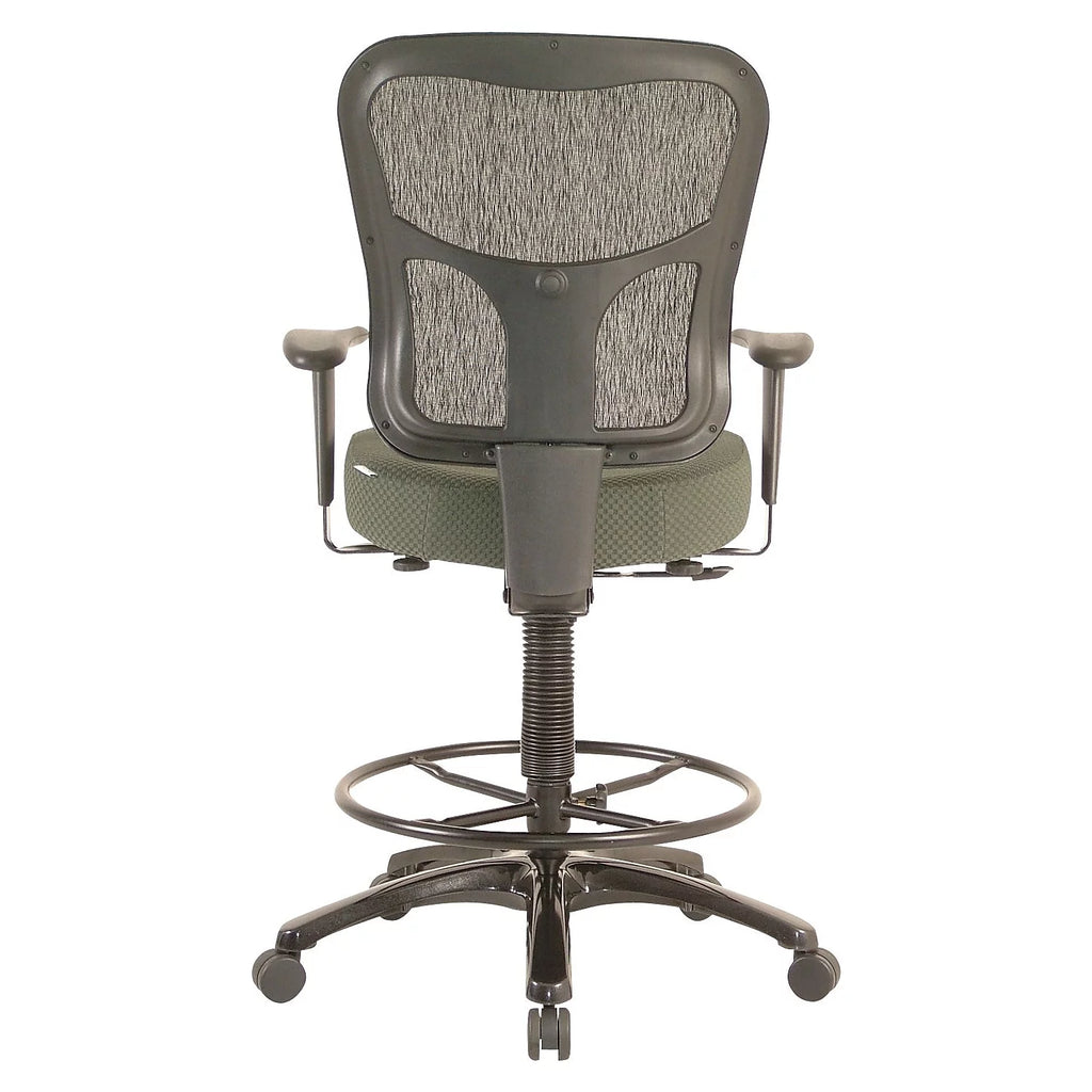 Ergonomic Fabric Mid-Back Drafting Stool M851