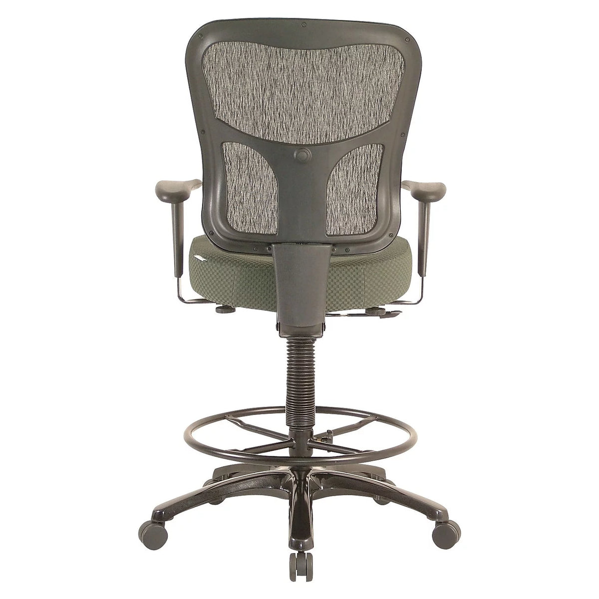 Ergonomic Fabric Mid-Back Drafting Stool M851