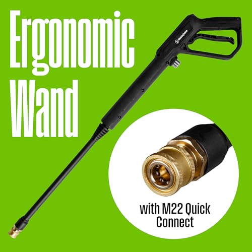 Electric Pressure Washer 2100 Max PSI 1.76 Max GPM with Foam Cannon R541476