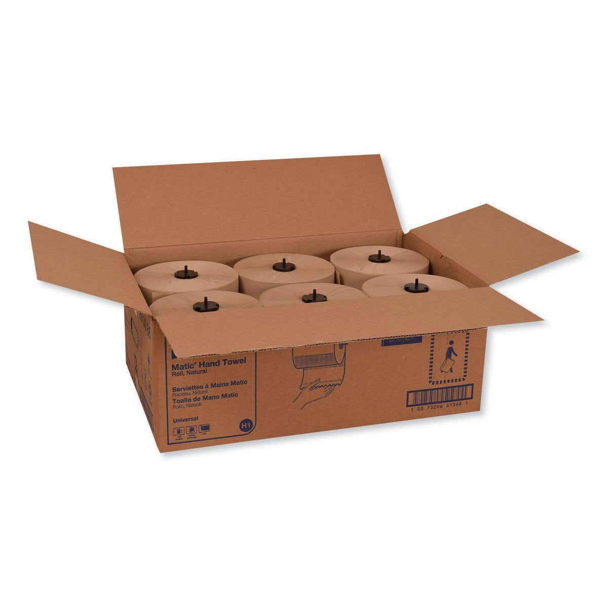 Natural Hand Roll Paper Towel Case/6 Z3440
