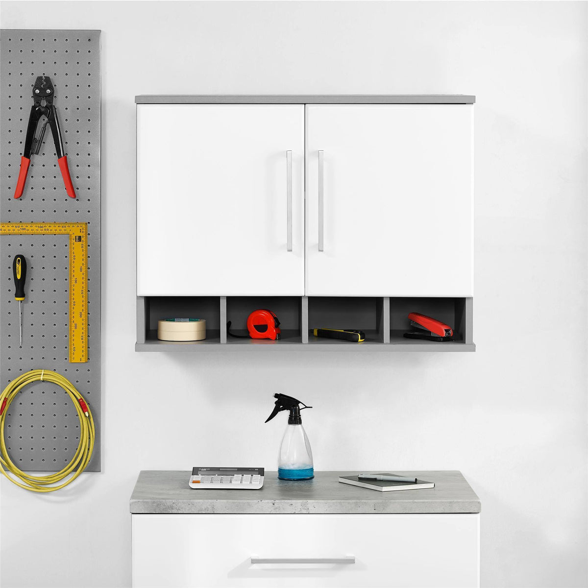 White Wall Cabinet H962672