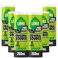 Lime Shower Gel with Natural Fragrance, Vegan, Paraben Free, 6 x 250 ml P3457