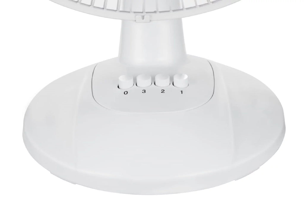 3-Speed Oscillating Table Fan White W86108