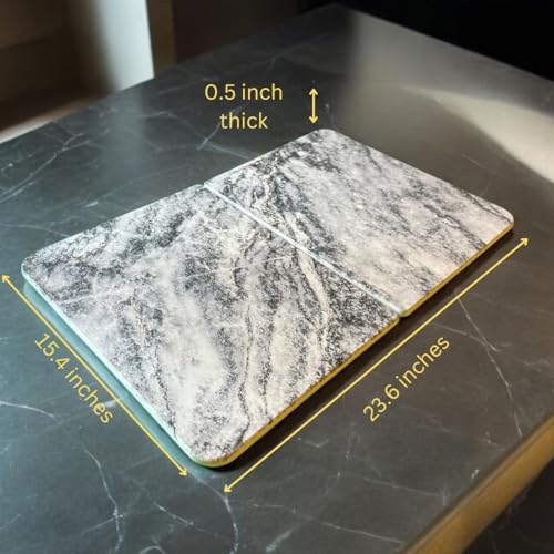 Stone Blue Marble Kitchen Drying Mat Z2407