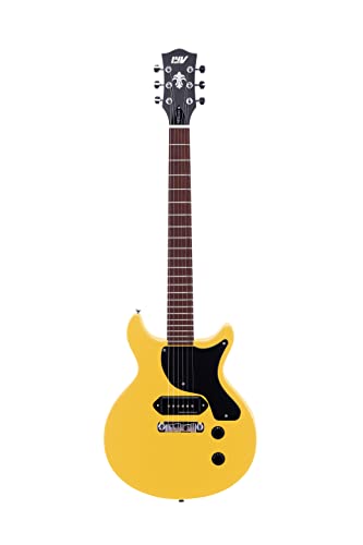 TV Yellow Solid Basswood Electric Guitar B2420