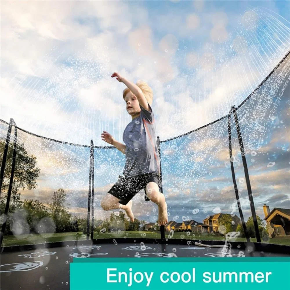 Trampoline Water Sprinkler for Kids, 39.3 ft Long Outdoor Accessories Q51076