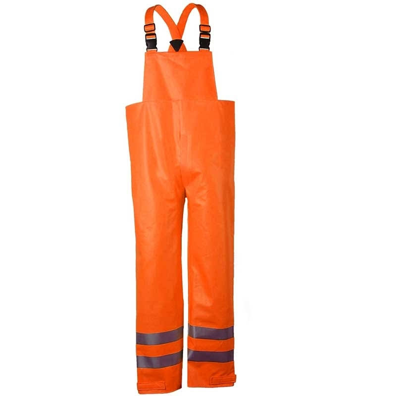 Orange Large FR Rain Bib Z1138