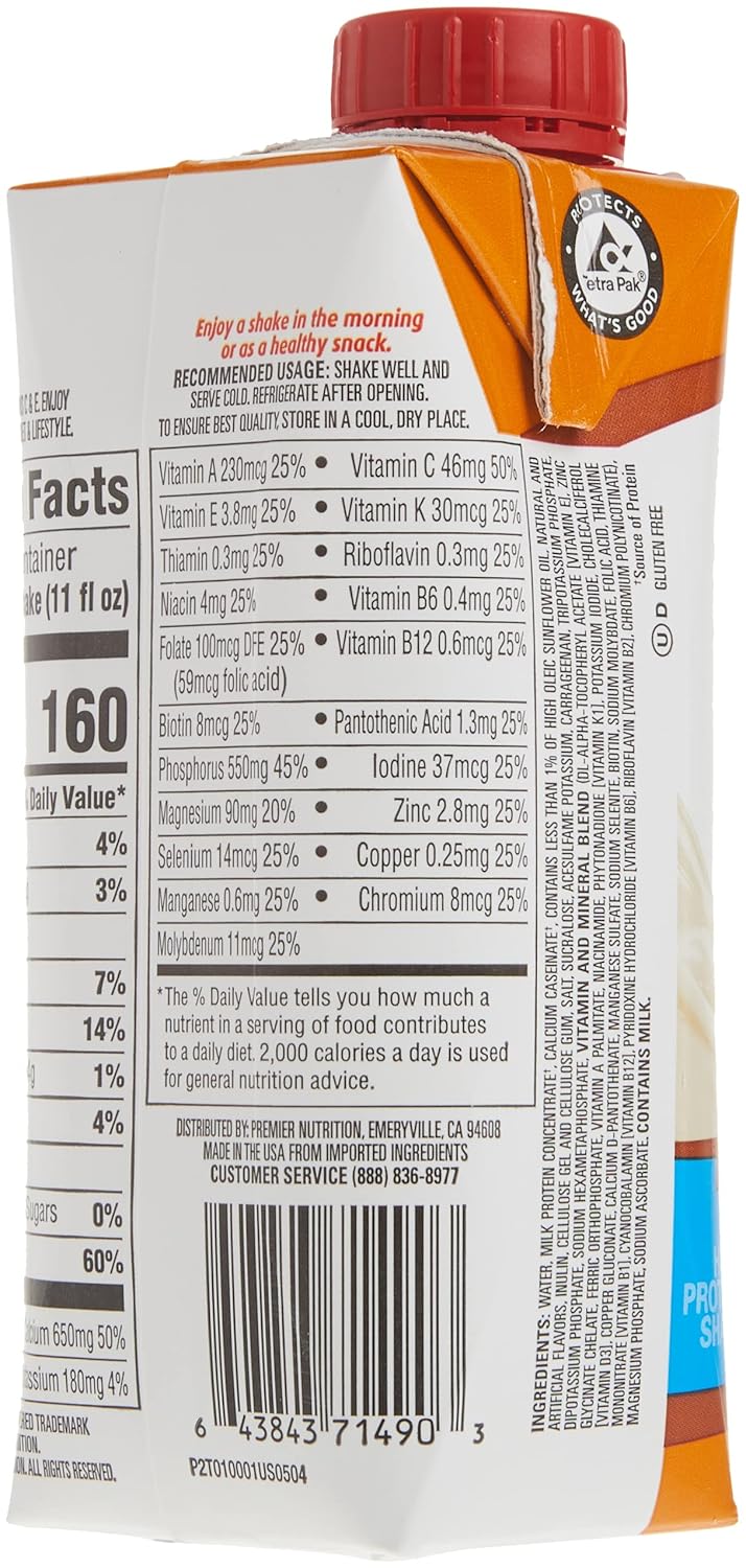 11 Fl Oz High Protein Shake (Pack of 15) H29113