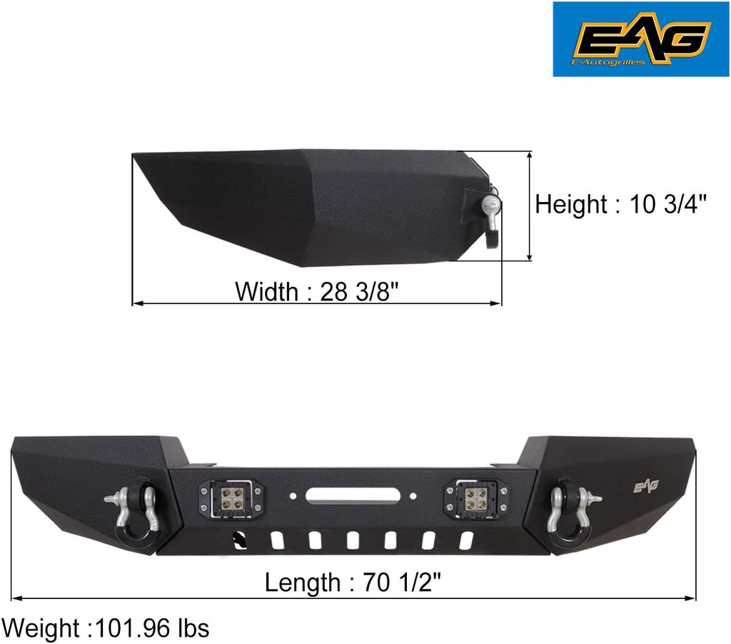 Assembled Front Bumper with LED lights H714293