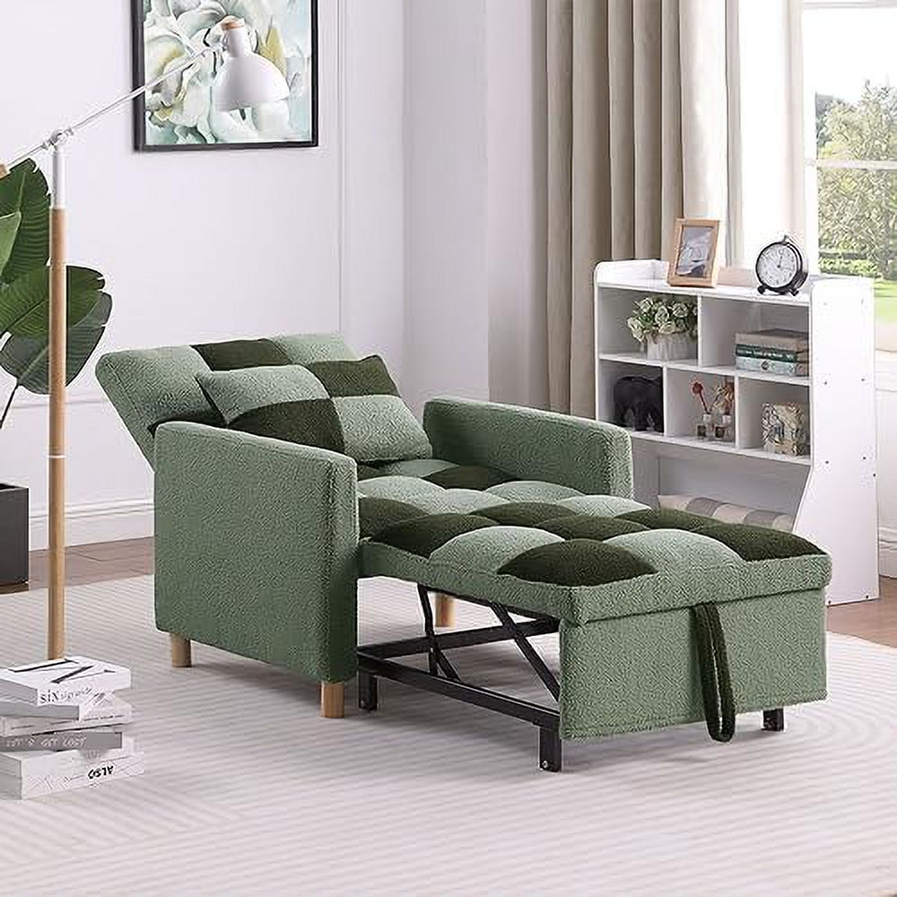 Rainb Velvet Convertible Futon Chair Bed P195500
