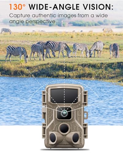 WiFi 4K 64MP Trail Camera with Night Vision IP67 Waterproof J585