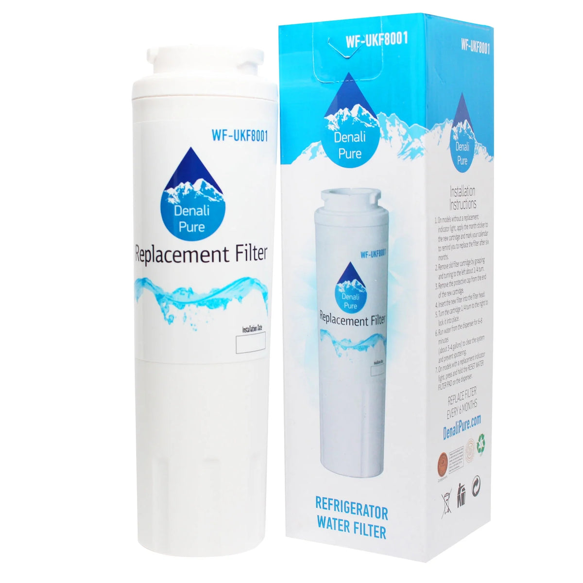 2-Pack Refrigerator Water Filter Cartridge J716