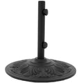 Black Cast Aluminum Patio Umbrella Base E714