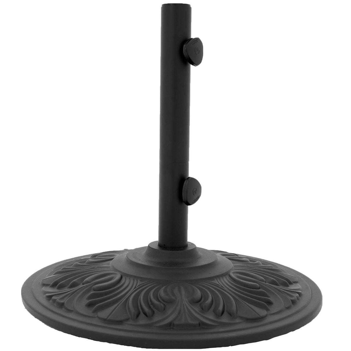 Black Cast Aluminum Patio Umbrella Base E714