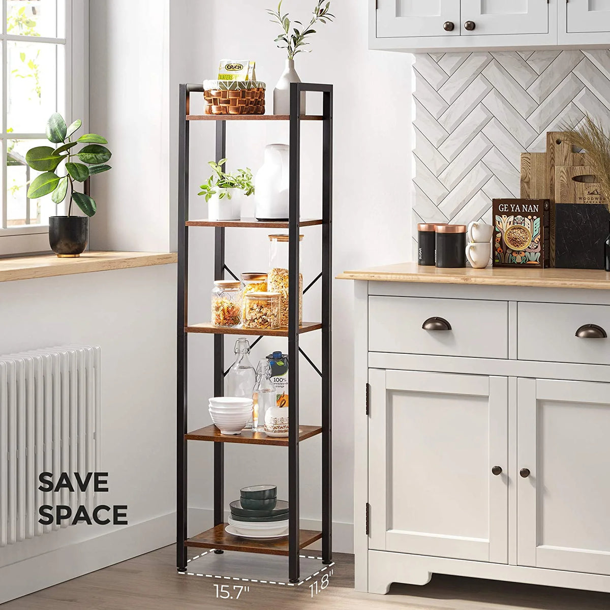 5 Tier Bookshelf E89189