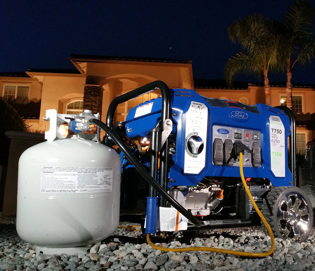 7750-Watt Dual Fuel Portable Generator with Electric Start P45136