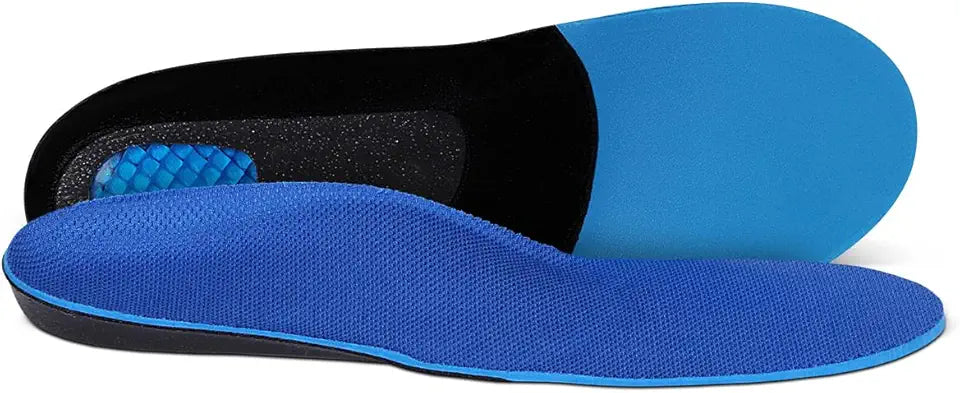 Arch Support Orthotic Inserts Plantar Fasciitis Heel Pain Relief Insoles for Women Size 9 P234