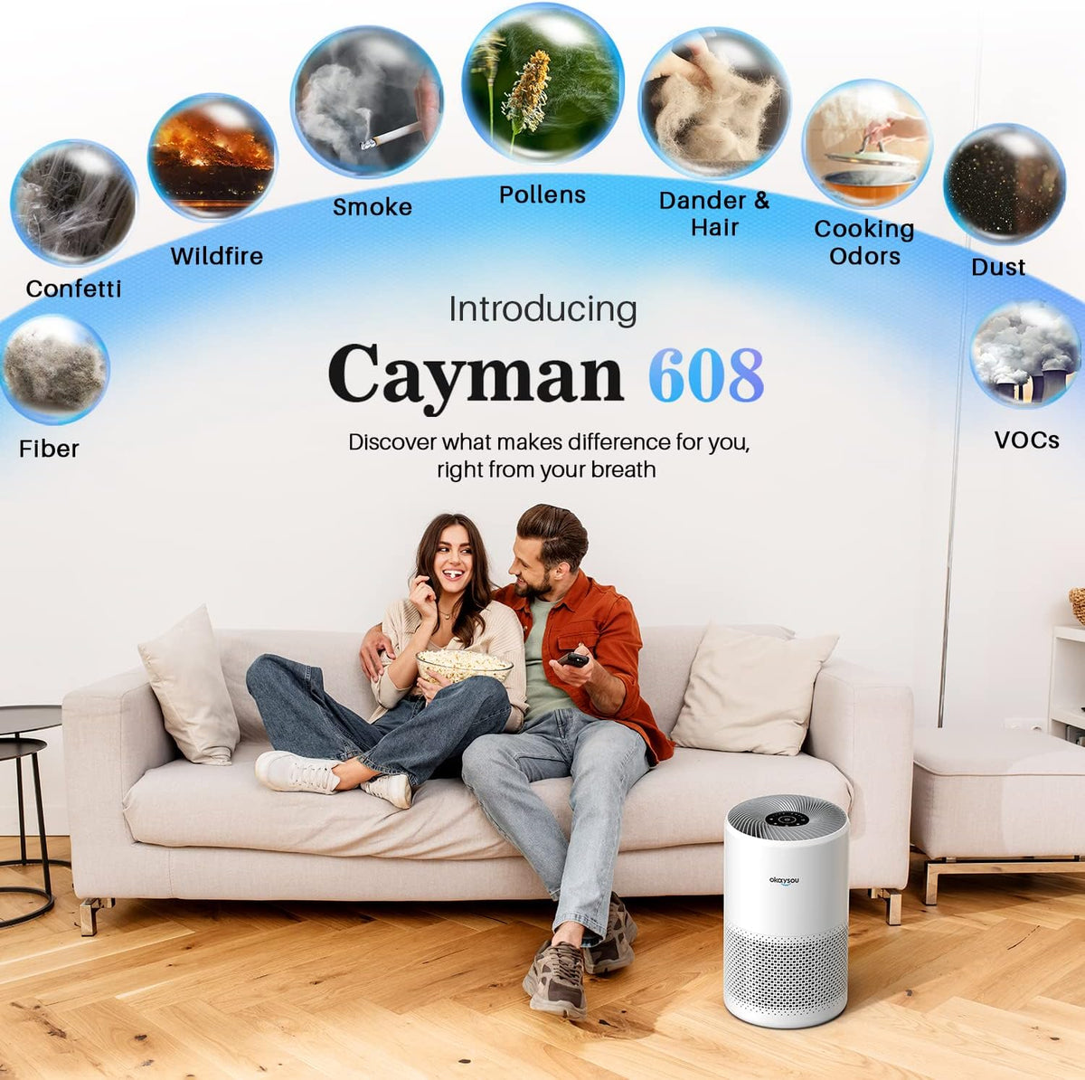 White H13 True HEPA Air Purifier I127996