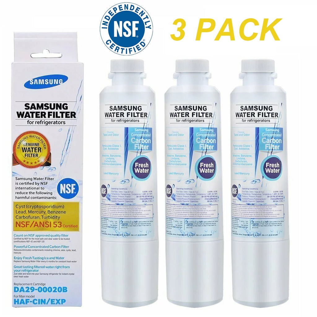 Pack of 3 Refrigerator Water Filter Z380375