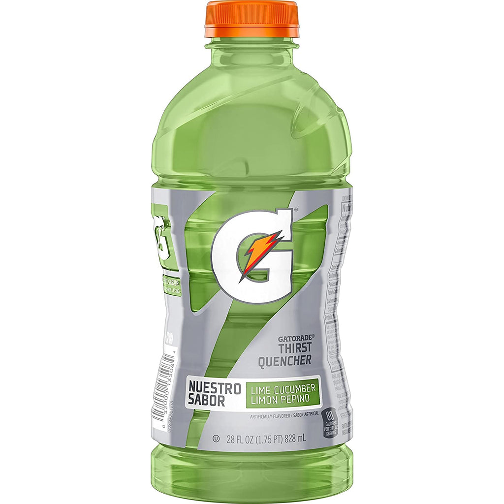 15 Units Gatorade Cucumber Lime, 28 oz I69608