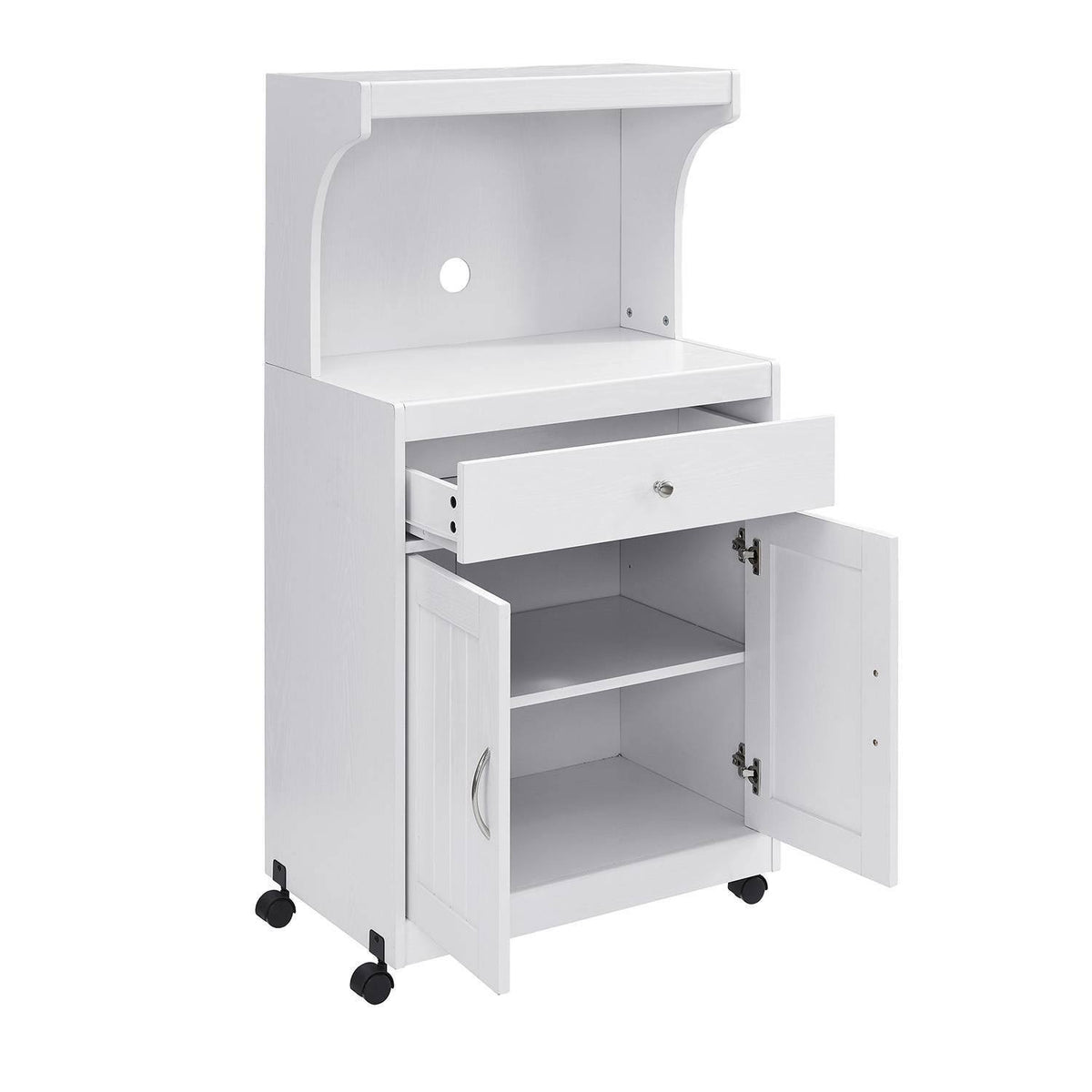 White Microwave Cart M787874