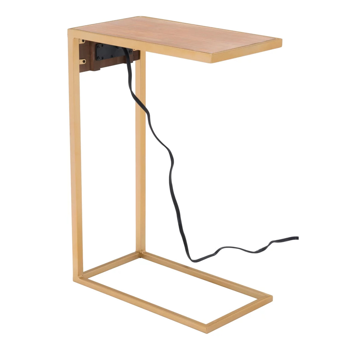 Side Table Brown and Gold F324500