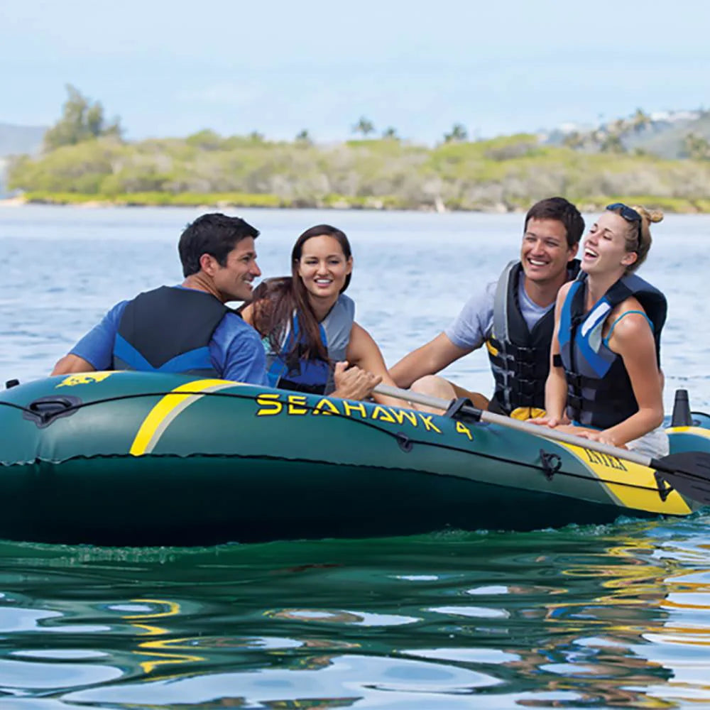 4 Person Inflatable Boat Set with Oars & Air Pump M469964