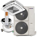 48,000 BTU 17.8 SEER 8-Way Slim Cassette Mini-Split Air Conditioner Heat Pump System H960670