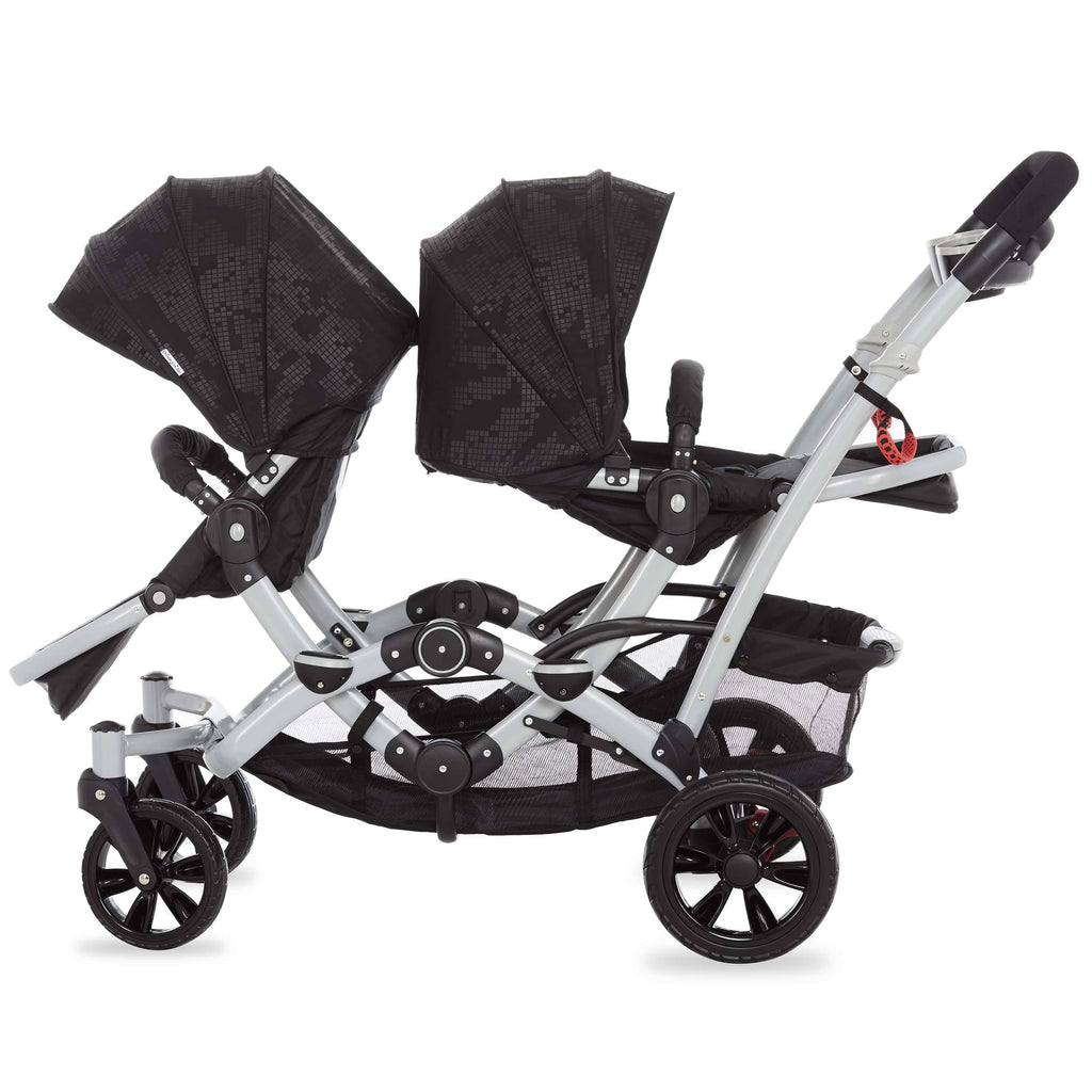 Black Tandem Stroller Y7028