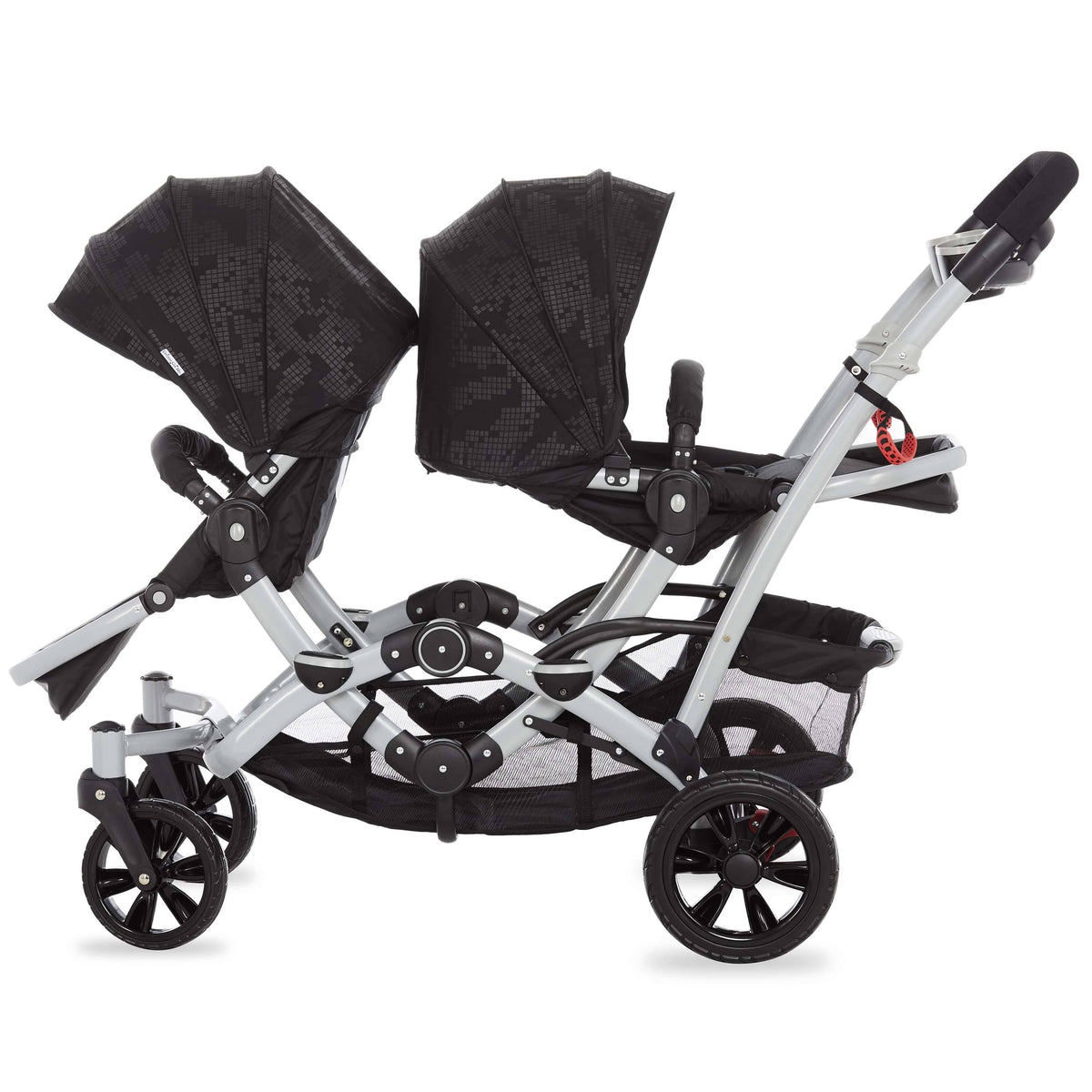 Black Tandem Stroller Y7028