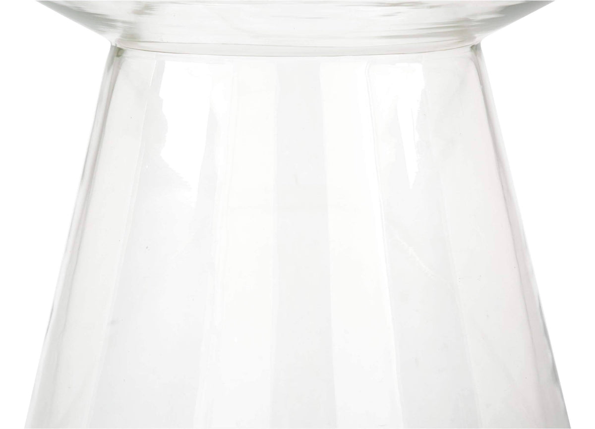 Clear Glass & Gold Side Table I643146