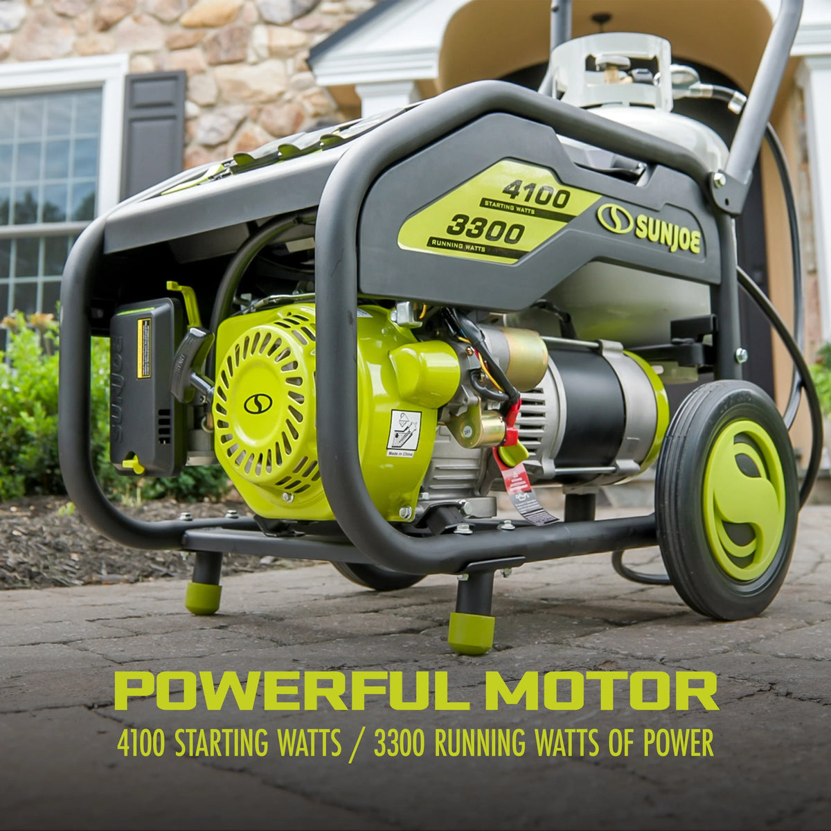 4100-Watt Portable Propane Generator F9598
