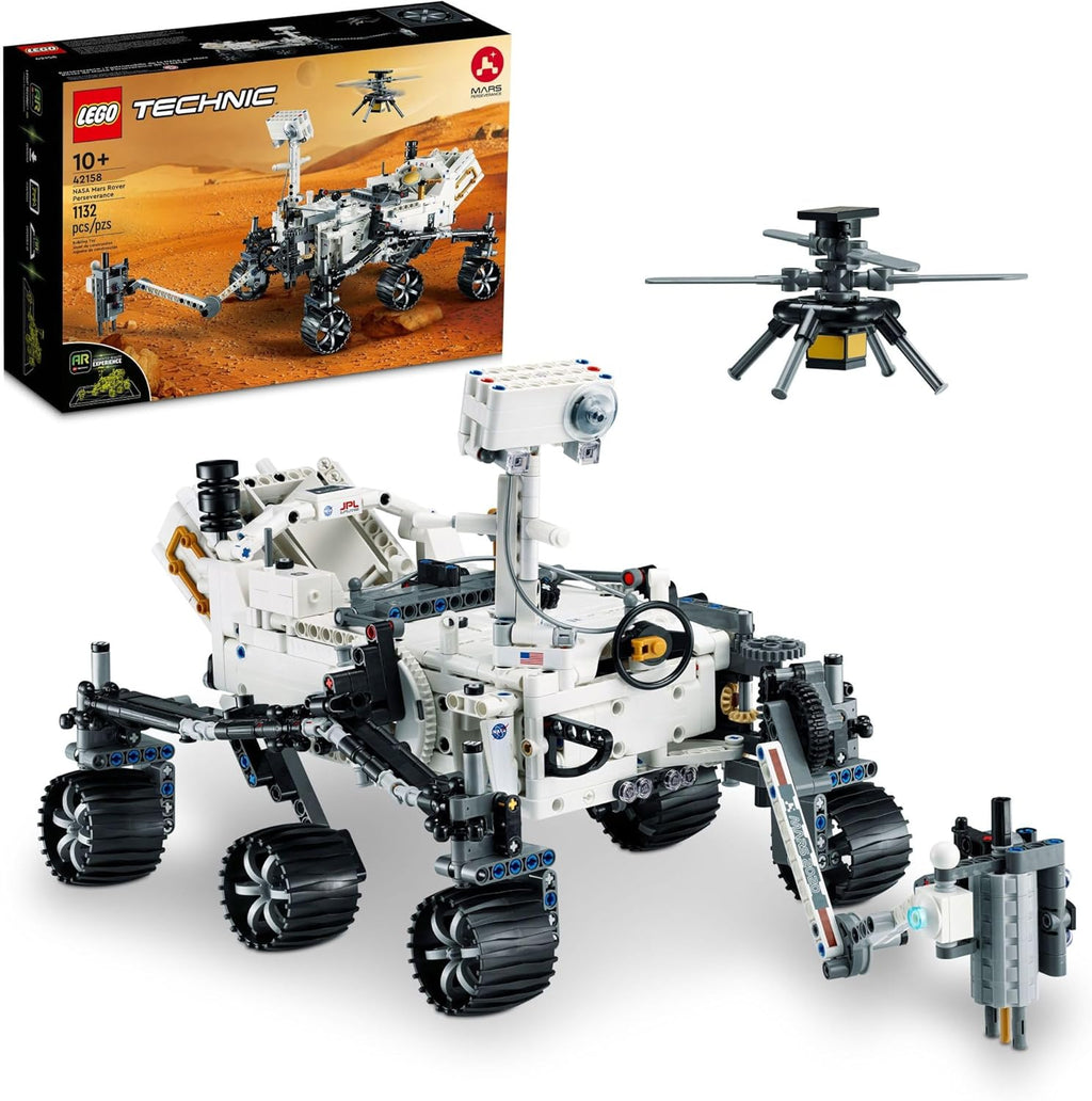 LEGO Technic Mars Rover Perseverance Building Kit with Replica Ingenuity Helicopter O67946