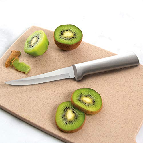 7 Stainless Steel Kitchen Knives Starter Gift Set with Brushed Aluminum S37433