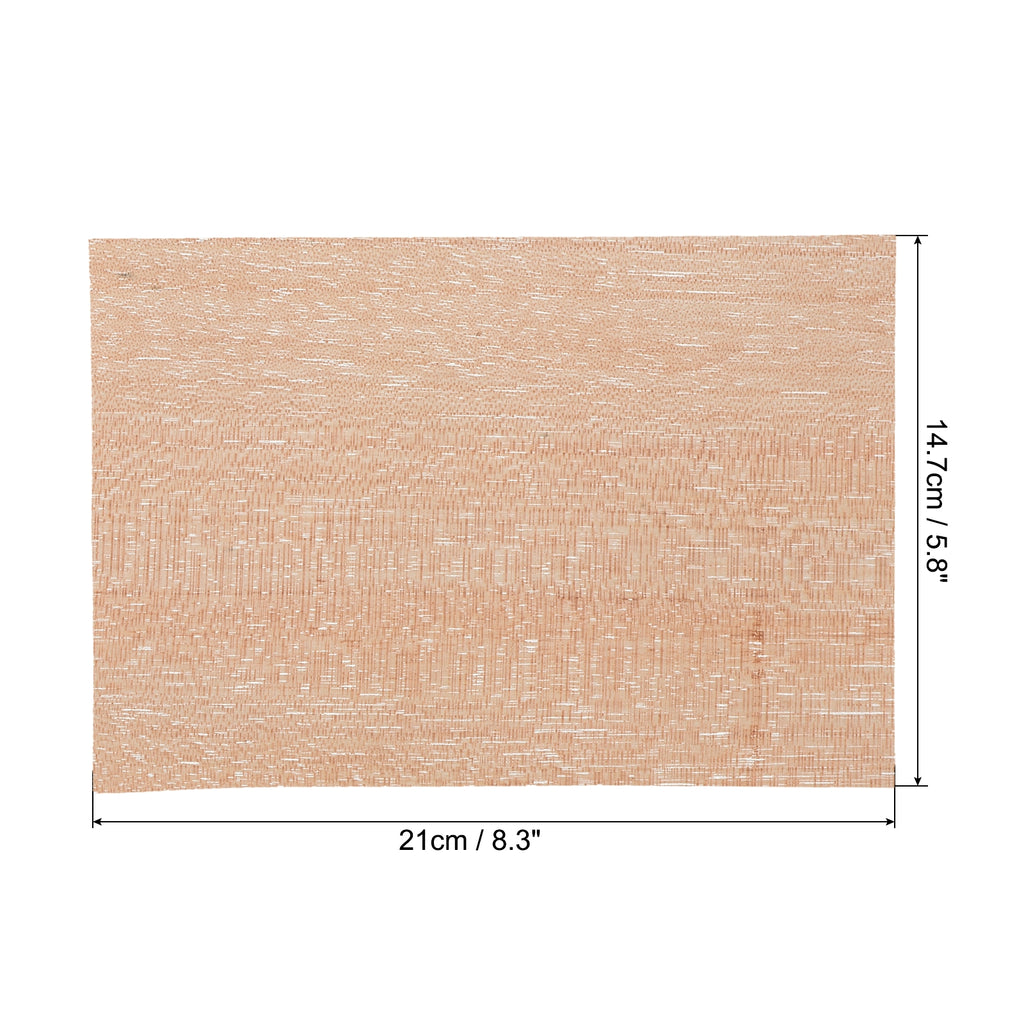 Red Walnut Veneer Dollhouse Flooring 5 Pcs U990447