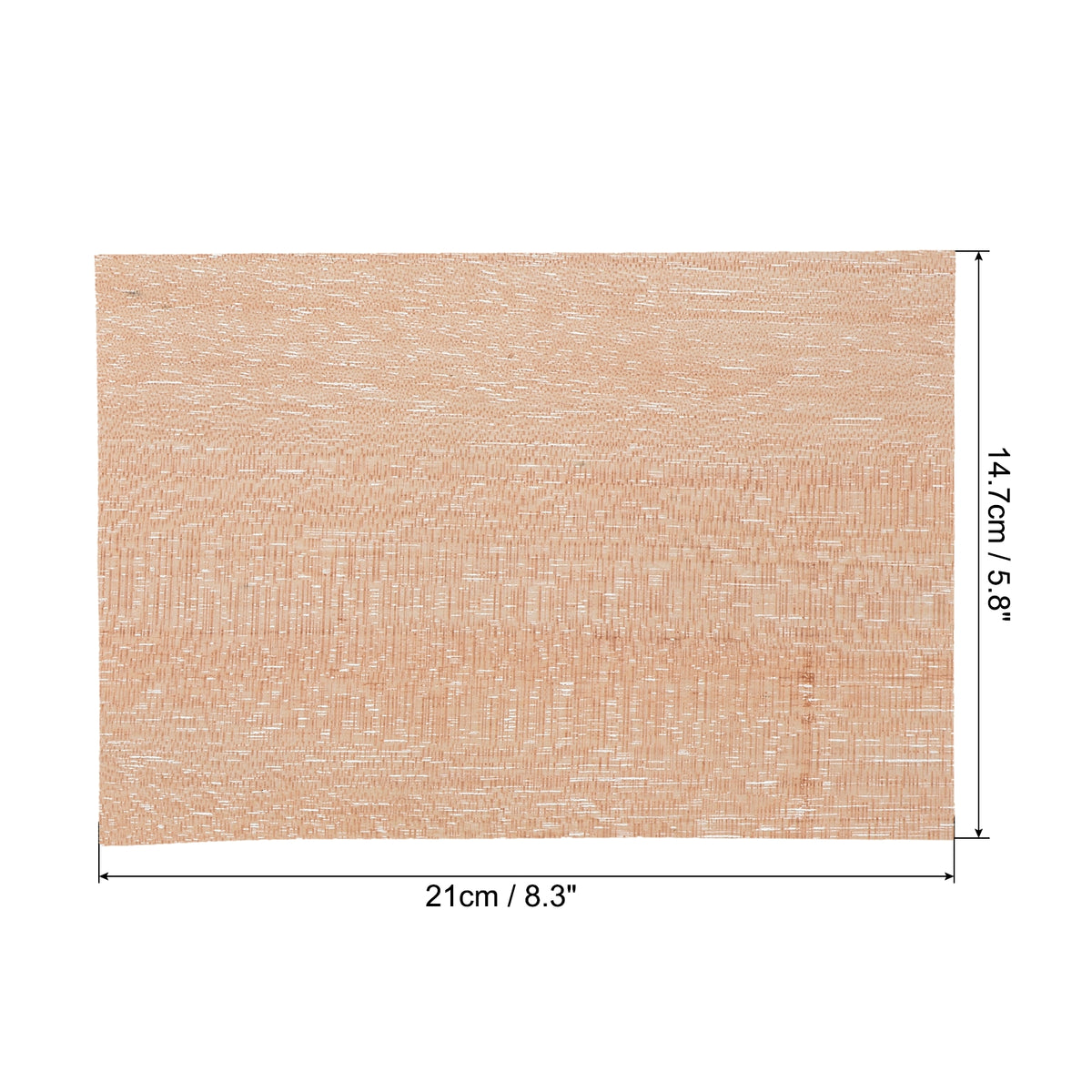 Red Walnut Veneer Dollhouse Flooring 5 Pcs U990447