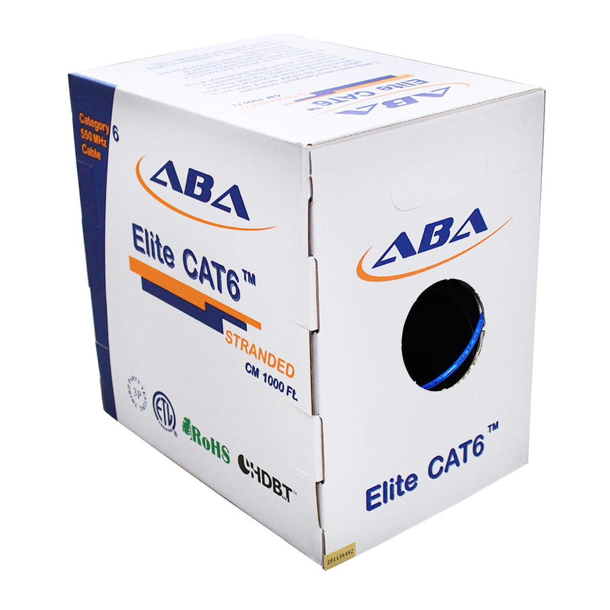 24AWG Stranded Bare Copper Bulk Ethernet Cable, 1000ft, Green G605