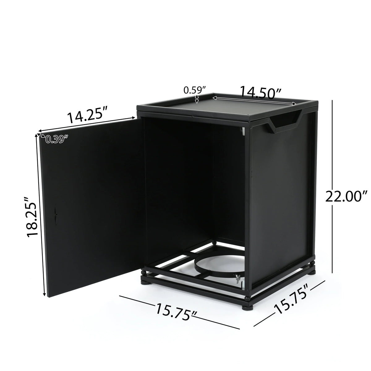 Outdoor Metal Tank Holder Side Table R773