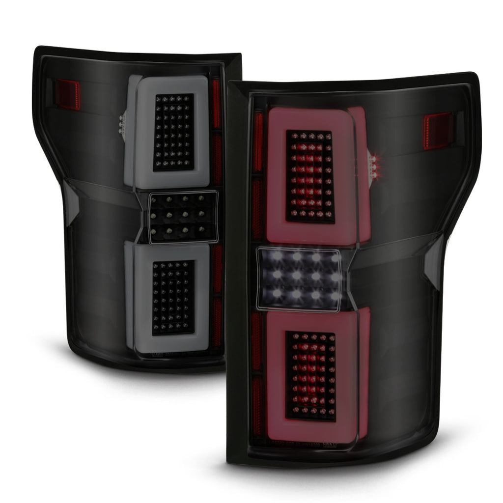Black Smoked Sequential Tail Lights Pair M5202