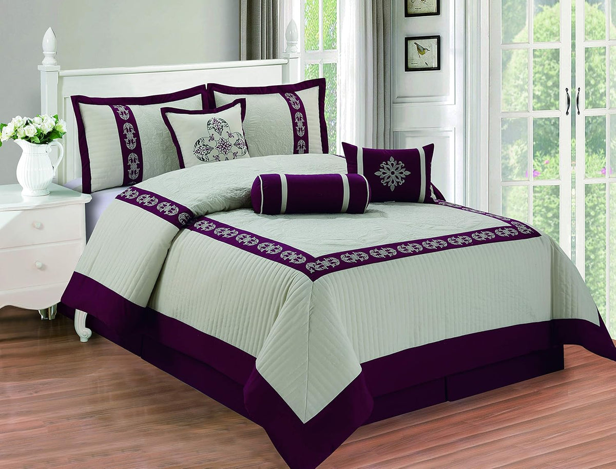 4 Piece Curtain Set with Attached Sheer Backing J190