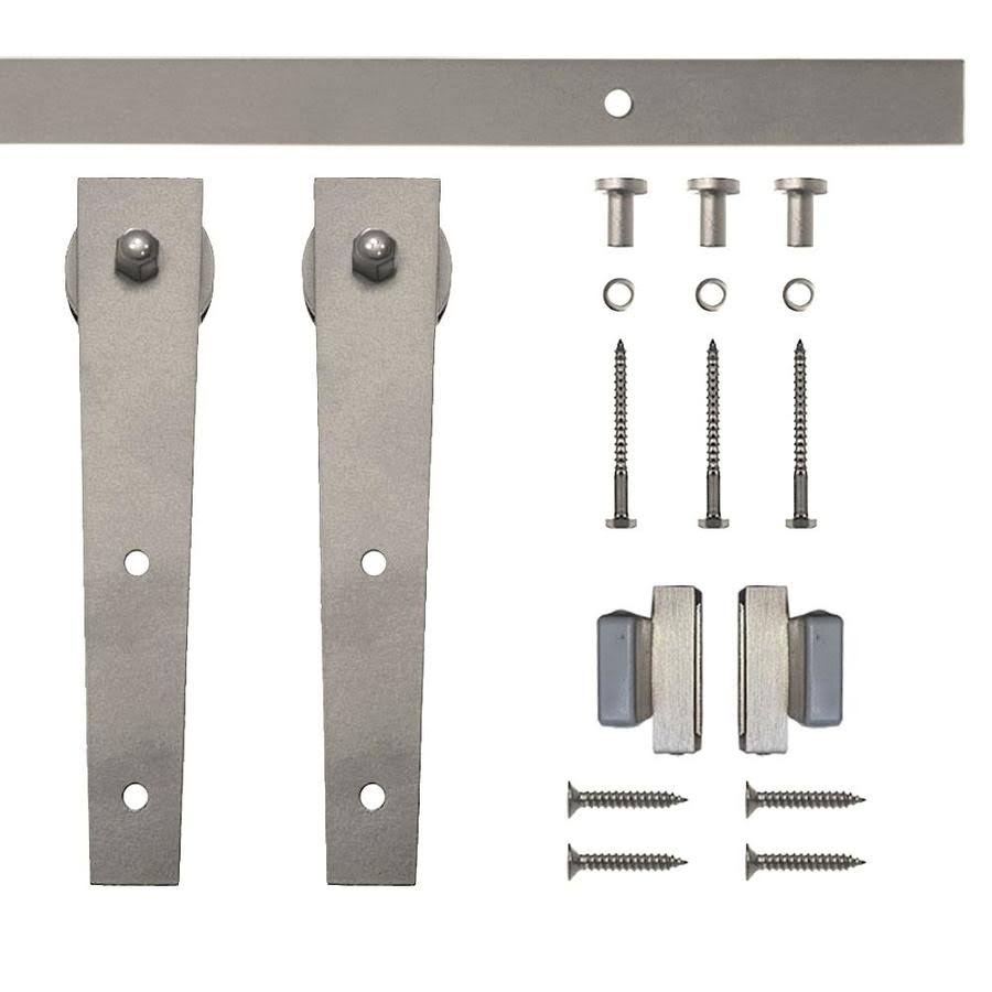 Satin Nickel Interior Barn Door Kit K321