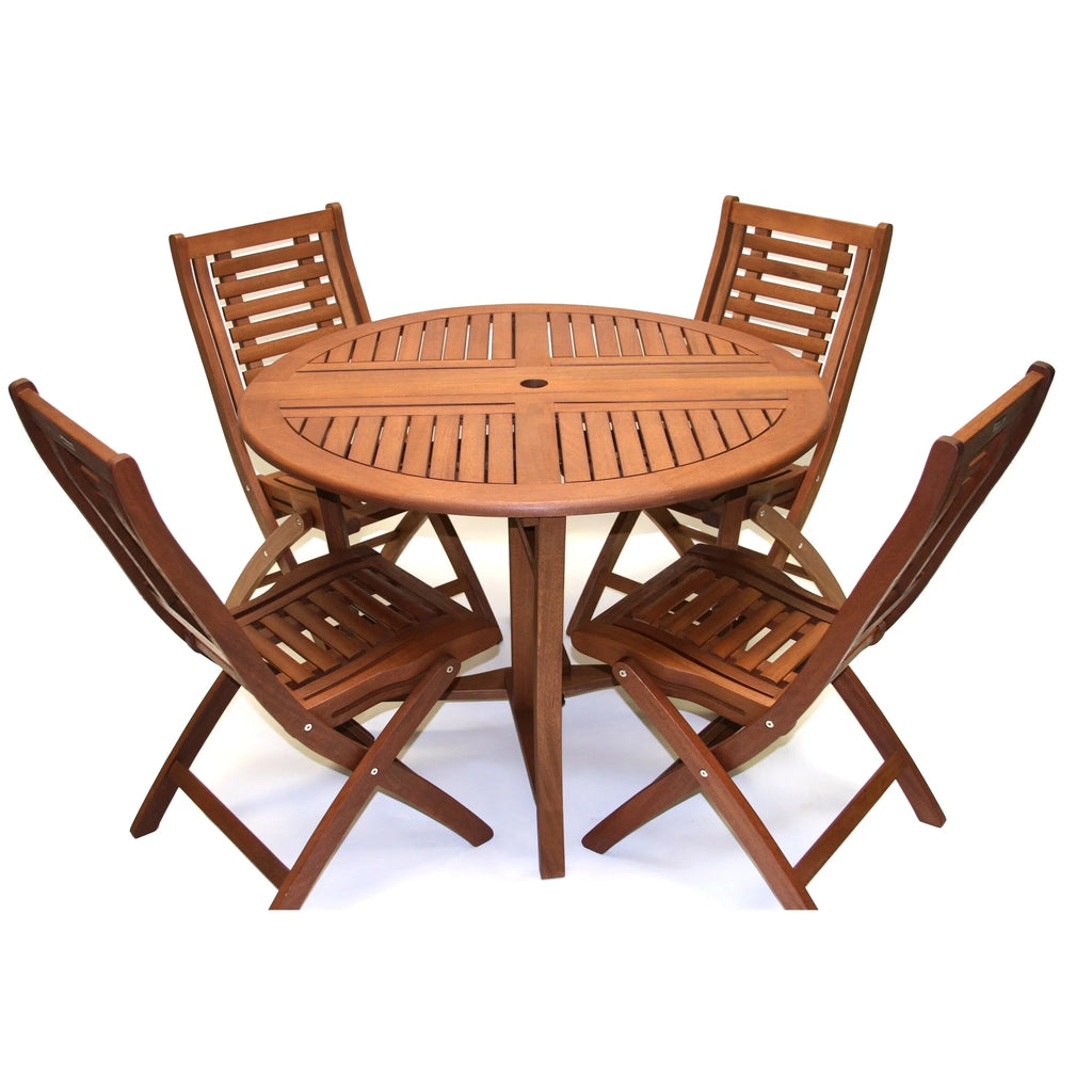 Eucalyptus Folding Side Chair 2pk J45143