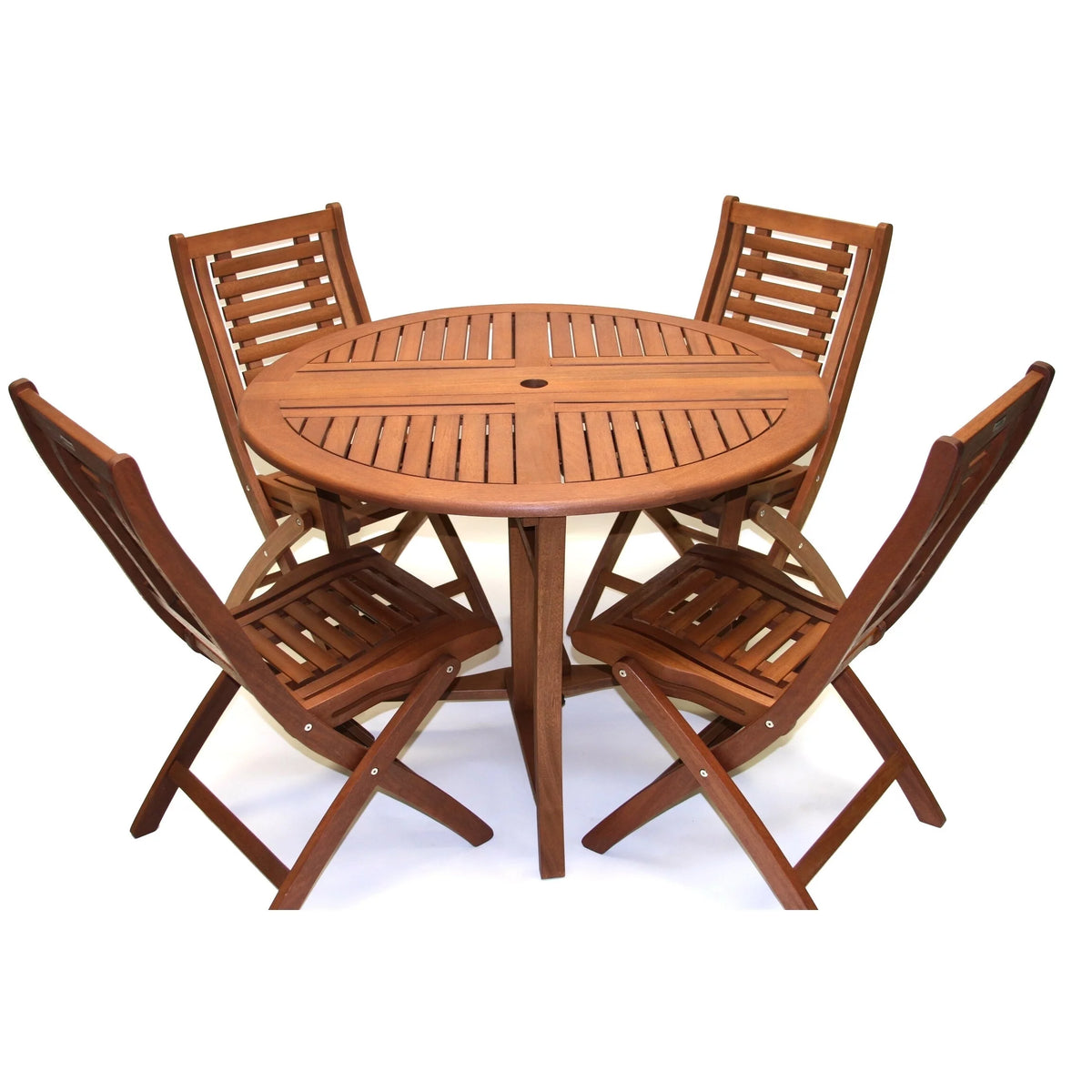 Eucalyptus Folding Side Chair 2pk J45143